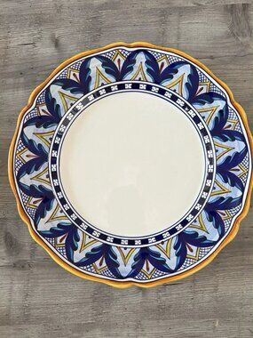 Bordato Cottura DERUTA F. Mercante Signed Hand Painted Plate Charger